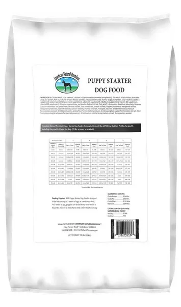 40 Lb American Natural Premium Puppy Starter - Health/First Aid